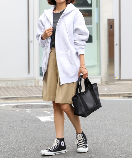 United Athle（ユナイテッドアスレ）の「雑誌 『men’s FUDGE』にて掲載！【United Athle】T/C full zip sweat / フルジップパーカー ジップアップパーカー フーディー 裏起毛 羽織 5620（パーカー・レディース・アッシュ/ホワイト/ヘザーグレー/オリーブ/レッド/グリーン/パープル/ダークブラウン/ブラック/ネイビー/サンドベージュ/バーガンディー/チャコールグレー/ロイヤルブルー・M/S/L/XL/XXL）」の19枚目の写真