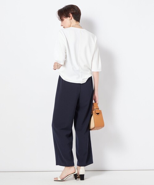 NOLLEY'S　ワイドパンツ　雑誌掲載商品　半額以下です！ セール】ウォッシャブル裏起毛イージーワイドパンツ（その他
