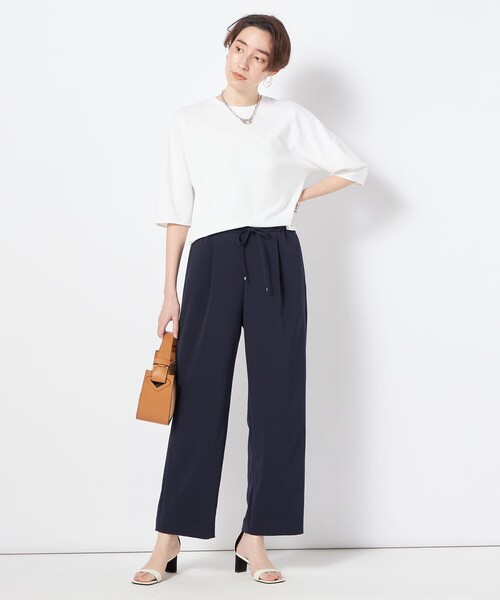 NOLLEY’S（ノーリーズ）の「ソリビアワイドパンツ（その他パンツ・レディース・カーキ/ブラック/ネイビー/ホワイト・36/34/38）」の10枚目の写真