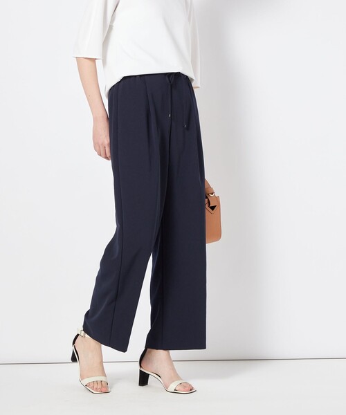 NOLLEY’S（ノーリーズ）の「ソリビアワイドパンツ（その他パンツ・レディース・カーキ/ブラック/ネイビー/ホワイト・36/34/38）」の12枚目の写真