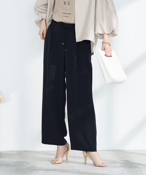 NOLLEY’S（ノーリーズ）の「ソリビアワイドパンツ（その他パンツ・レディース・カーキ/ブラック/ネイビー/ホワイト・36/34/38）」の21枚目の写真