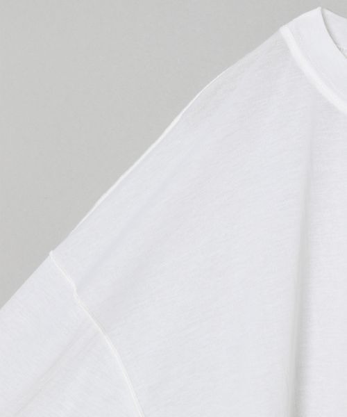 JEANASIS(ジーナシス)の「シアーテンジクロンT/193923(Tシャツ/カットソー・レディース・ホワイト/グレー系その他/ライトグリーン・FREE)」の21枚目の写真