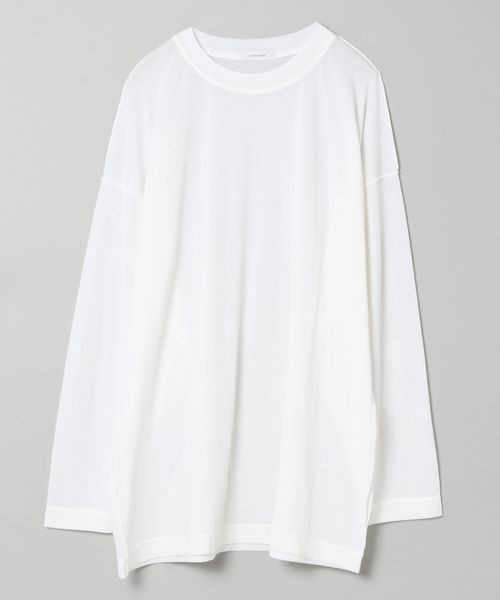 JEANASIS(ジーナシス)の「シアーテンジクロンT/193923(Tシャツ/カットソー・レディース・ホワイト/グレー系その他/ライトグリーン・FREE)」の13枚目の写真