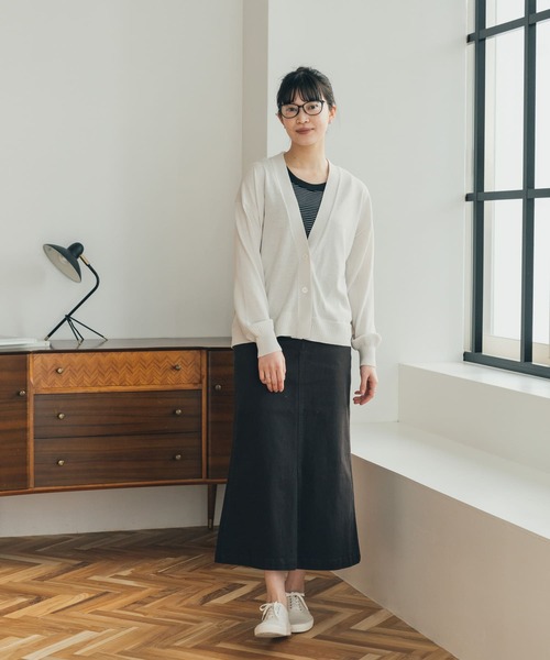 FORK&SPOON（フォークアンドスプーン）の「FORK&SPOON　丸胴タンクトップ（タンクトップ・レディース・ブラック/ホワイト/ホワイト系その他・1）」の7枚目の写真