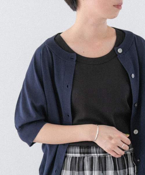 FORK&SPOON（フォークアンドスプーン）の「FORK&SPOON　丸胴タンクトップ（タンクトップ・レディース・ブラック/ホワイト/ホワイト系その他・1）」の10枚目の写真