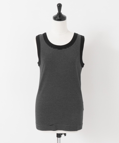 FORK&SPOON（フォークアンドスプーン）の「FORK&SPOON　丸胴タンクトップ（タンクトップ・レディース・ブラック/ホワイト/ホワイト系その他・1）」の13枚目の写真