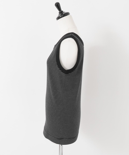 FORK&SPOON（フォークアンドスプーン）の「FORK&SPOON　丸胴タンクトップ（タンクトップ・レディース・ブラック/ホワイト/ホワイト系その他・1）」の14枚目の写真