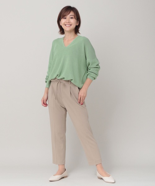 Elura(エルーラ)の「【小柄サイズ Elkotona】コトナサマ見えテーパードパンツ/163321(その他パンツ・レディース・ブラック/ブラウン系その他/オフホワイト/オレンジ/ピンク/ライトイエロー/グリーン/ブラウン系その他4/グリーン系その他4/ピンク系その他7/グレイッシュベージュ/ネイビー/グリーン系その他2・SMALL/MEDIUM)」の18枚目の写真