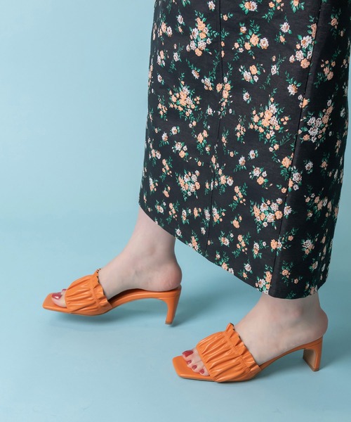 RANDA（ランダ）の「20 colors sandals（サンダル・レディース・クリーム/グレー/ターコイズブルー/ブルー/ライトピンク/ブラック/コーラルピンク/ライム/グリーン/ホワイト/ダークブラウン/ブラウン/レッド/ピンク/ミント/ベージュ/パープル/ネイビー/イエロー/オレンジ・S/M/L/LL）」の20枚目の写真