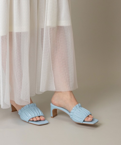 RANDA（ランダ）の「20 colors sandals（サンダル・レディース・クリーム/グレー/ターコイズブルー/ブルー/ライトピンク/ブラック/コーラルピンク/ライム/グリーン/ホワイト/ダークブラウン/ブラウン/レッド/ピンク/ミント/ベージュ/パープル/ネイビー/イエロー/オレンジ・S/M/L/LL）」の13枚目の写真