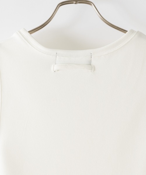 DOOPZ（ドープス）の「Ripple oversized tanktop-リップルオーバーサイズタンクトップ（タンクトップ・メンズ・ベージュ/ホワイト/ホワイト×ブラック/ブラック・SMALL/MEDIUM/LARGE）」の5枚目の写真