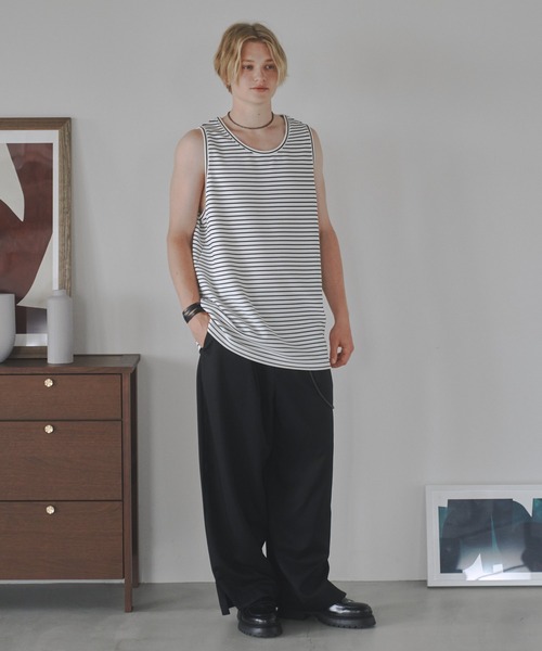 独創的 DOOPZ（ドープス）の「Ripple oversized tanktop-リップル トップス