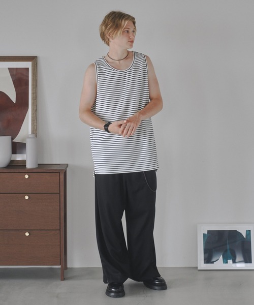 セール】Ripple oversized tanktop-リップルオーバーサイズ