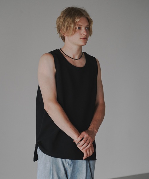 セール】Ripple oversized tanktop-リップルオーバーサイズ