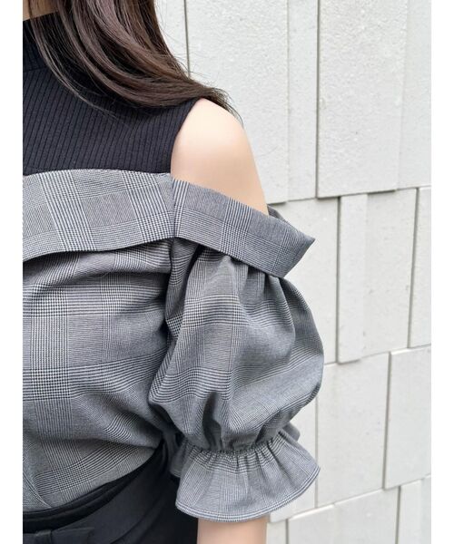 EATME（イートミー）の「カットアウトドッキングTOP（シャツ/ブラウス・レディース・オフホワイト/その他1・FREE）」の8枚目の写真