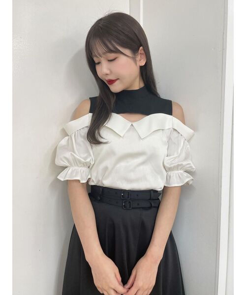 EATME（イートミー）の「カットアウトドッキングTOP（シャツ/ブラウス・レディース・オフホワイト/その他1・FREE）」の9枚目の写真