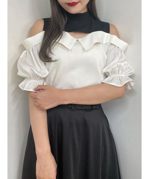 EATME（イートミー）の「カットアウトドッキングTOP（シャツ/ブラウス・レディース・オフホワイト/その他1・FREE）」の10枚目の写真