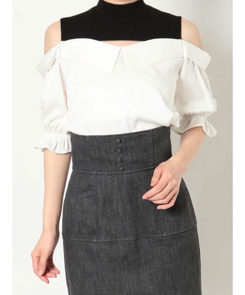 EATME（イートミー）の「カットアウトドッキングTOP（シャツ/ブラウス・レディース・オフホワイト/その他1・FREE）」の21枚目の写真