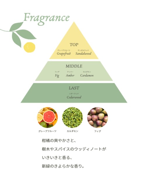 Laline（ラリン）の「ボディミスト グリーンリーブスユズ(限定