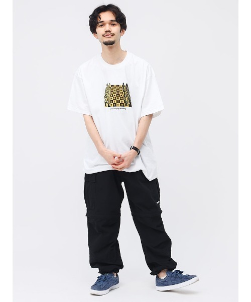 VISION STREET WEAR(ヴィジョンストリートウェア)の「【VISION】2WAY コットン ワイド カーゴパンツ(カーゴパンツ・メンズ・ブラック/パープル/オリーブ/アイボリー・LL/L/M)」の8枚目の写真