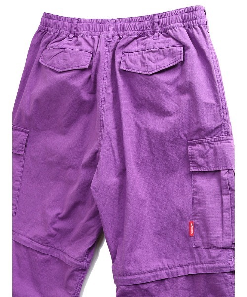 VISION STREET WEAR(ヴィジョンストリートウェア)の「【VISION】2WAY コットン ワイド カーゴパンツ(カーゴパンツ・メンズ・ブラック/パープル/オリーブ/アイボリー・LL/L/M)」の14枚目の写真