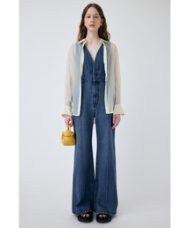 MOUSSY（マウジー）の「BUSTIER DENIM オールインワン（つなぎ