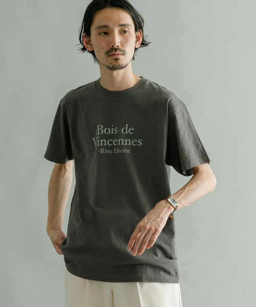URBAN RESEARCH（アーバンリサーチ）の「Leonie　Bois de Vincennes（Tシャツ/カットソー・メンズ・チャコールグレー/ホワイト/インディゴブルー・MEDIUM/LARGE）」の17枚目の写真