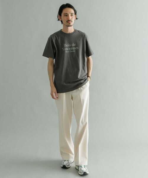 URBAN RESEARCH（アーバンリサーチ）の「Leonie　Bois de Vincennes（Tシャツ/カットソー・メンズ・チャコールグレー/ホワイト/インディゴブルー・MEDIUM/LARGE）」の6枚目の写真