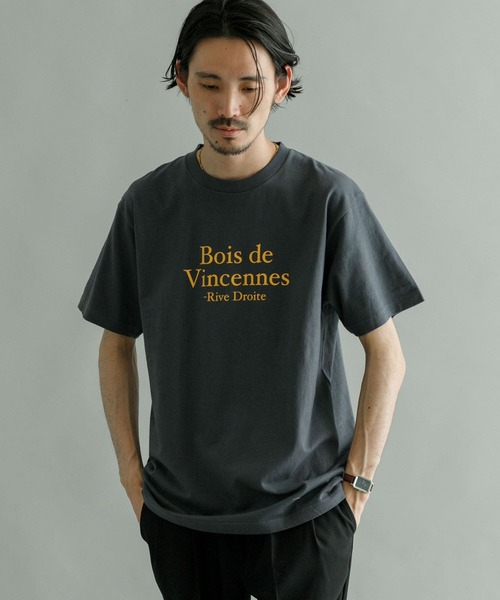 URBAN RESEARCH（アーバンリサーチ）の「Leonie　Bois de Vincennes（Tシャツ/カットソー・メンズ・チャコールグレー/ホワイト/インディゴブルー・MEDIUM/LARGE）」の21枚目の写真
