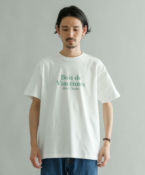 URBAN RESEARCH（アーバンリサーチ）の「Leonie　Bois de Vincennes（Tシャツ/カットソー・メンズ・チャコールグレー/ホワイト/インディゴブルー・MEDIUM/LARGE）」の16枚目の写真