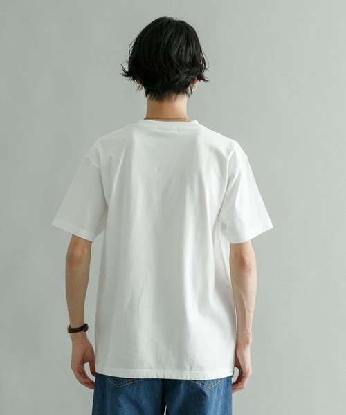 URBAN RESEARCH（アーバンリサーチ）の「Leonie　Bois de Vincennes（Tシャツ/カットソー・メンズ・チャコールグレー/ホワイト/インディゴブルー・MEDIUM/LARGE）」の19枚目の写真