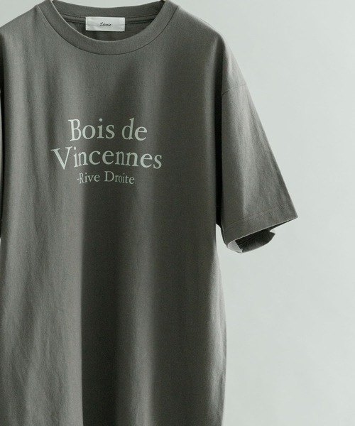 URBAN RESEARCH（アーバンリサーチ）の「Leonie　Bois de Vincennes（Tシャツ/カットソー・メンズ・チャコールグレー/ホワイト/インディゴブルー・MEDIUM/LARGE）」の14枚目の写真
