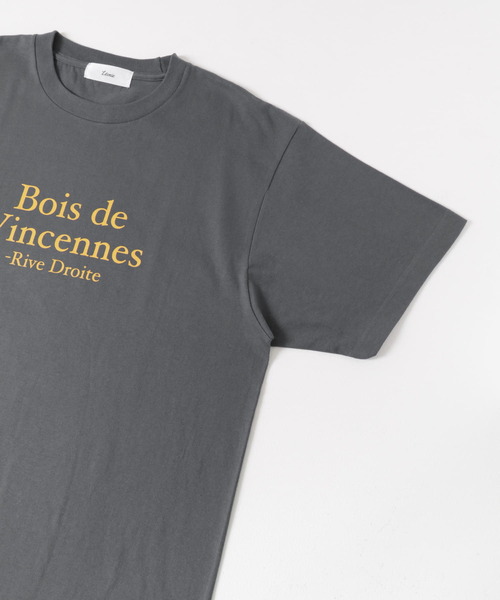 URBAN RESEARCH（アーバンリサーチ）の「Leonie　Bois de Vincennes（Tシャツ/カットソー・メンズ・チャコールグレー/ホワイト/インディゴブルー・MEDIUM/LARGE）」の7枚目の写真