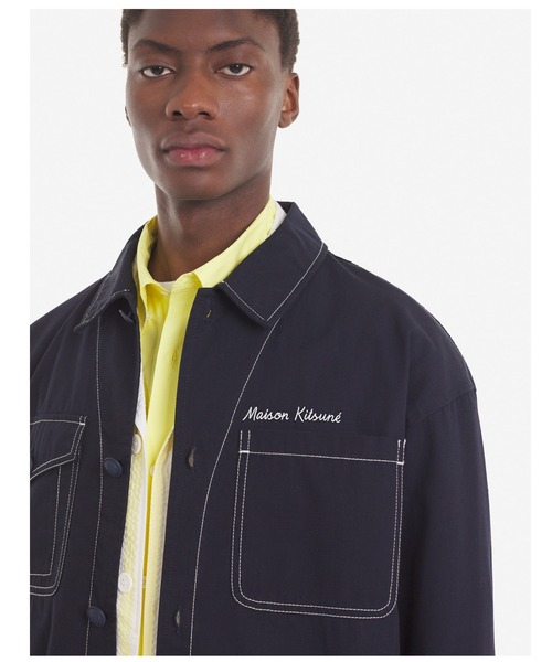 ジャケット・アウター MAISON KITSUNE CAFE WORKWEAR JACKET Maison Kitsune（メゾンキツネ）の「CAFE WORKWEAR JACKET