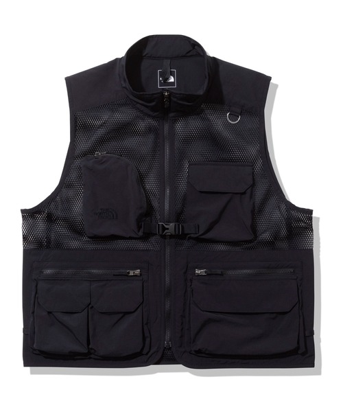 THE NORTH FACE(ザノースフェイス)の「THE NORTH FACE Utility Mesh Vest NP22331(ベスト・メンズ・ブラック・MEDIUM/LARGE)」の1枚目の写真