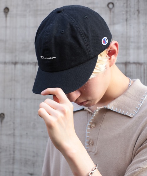 Champion(チャンピオン)の「【Champion】カツラギキャスキャップ(キャップ・メンズ・ブラック/ベージュ/アイボリー・FREE)」の2枚目の写真