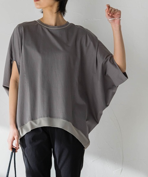 MAYSON GREY(メイソングレイ)の「ドルマンルーズプルオーバー(Tシャツ/カットソー・レディース・ホワイト/グレー/ブラック・M)」の3枚目の写真
