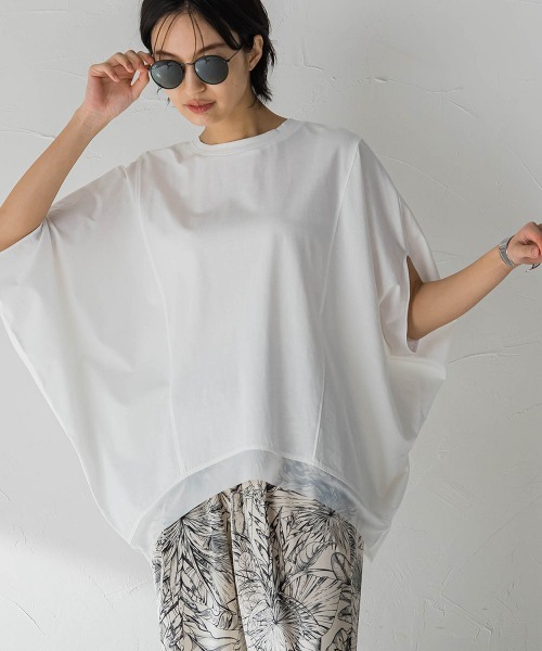 MAYSON GREY(メイソングレイ)の「ドルマンルーズプルオーバー(Tシャツ/カットソー・レディース・ホワイト/グレー/ブラック・M)」の1枚目の写真