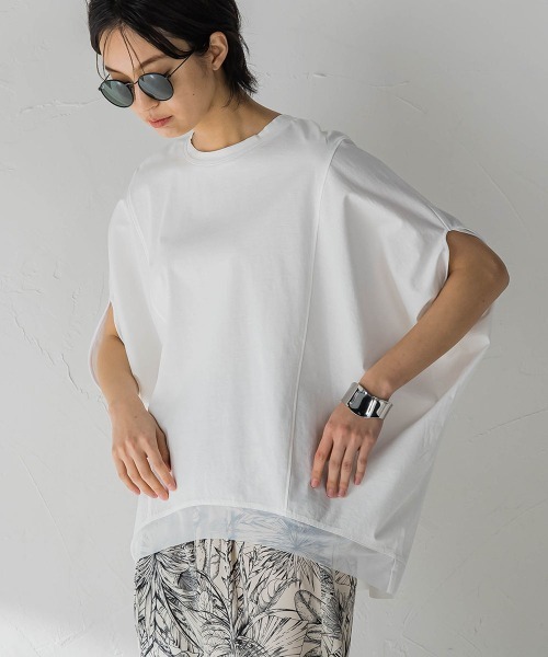MAYSON GREY(メイソングレイ)の「ドルマンルーズプルオーバー(Tシャツ/カットソー・レディース・ホワイト/グレー/ブラック・M)」の5枚目の写真