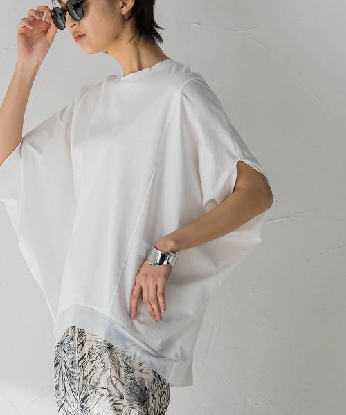 MAYSON GREY(メイソングレイ)の「ドルマンルーズプルオーバー(Tシャツ/カットソー・レディース・ホワイト/グレー/ブラック・M)」の7枚目の写真