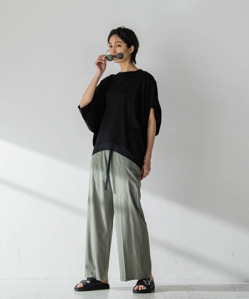 MAYSON GREY(メイソングレイ)の「ドルマンルーズプルオーバー(Tシャツ/カットソー・レディース・ホワイト/グレー/ブラック・M)」の10枚目の写真