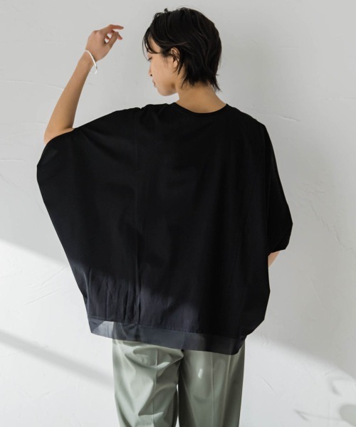 MAYSON GREY(メイソングレイ)の「ドルマンルーズプルオーバー(Tシャツ/カットソー・レディース・ホワイト/グレー/ブラック・M)」の16枚目の写真