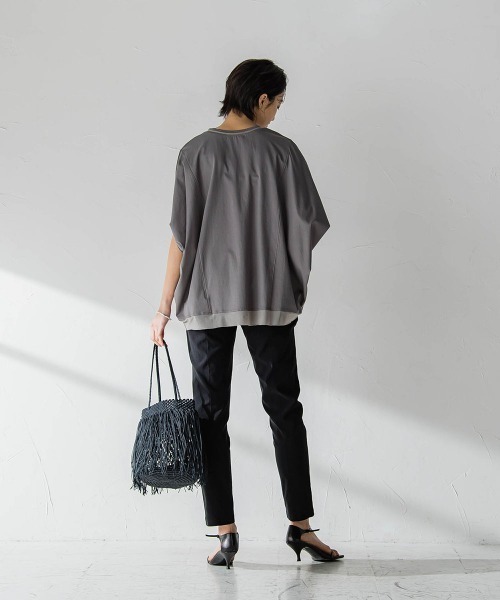 MAYSON GREY(メイソングレイ)の「ドルマンルーズプルオーバー(Tシャツ/カットソー・レディース・ホワイト/グレー/ブラック・M)」の19枚目の写真
