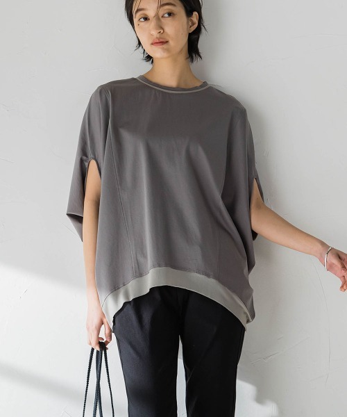 MAYSON GREY(メイソングレイ)の「ドルマンルーズプルオーバー(Tシャツ/カットソー・レディース・ホワイト/グレー/ブラック・M)」の20枚目の写真