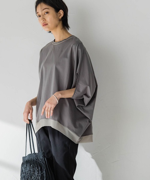 MAYSON GREY(メイソングレイ)の「ドルマンルーズプルオーバー(Tシャツ/カットソー・レディース・ホワイト/グレー/ブラック・M)」の21枚目の写真