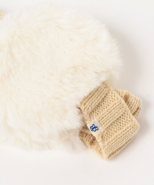 BEAMS BOY（ビームスボーイ）の「BEAMS BOY / フェイクファー イヤーマフ（イヤーマフ・レディース・オフホワイト/グレー/ブラック・ONE SIZE）」の5枚目の写真