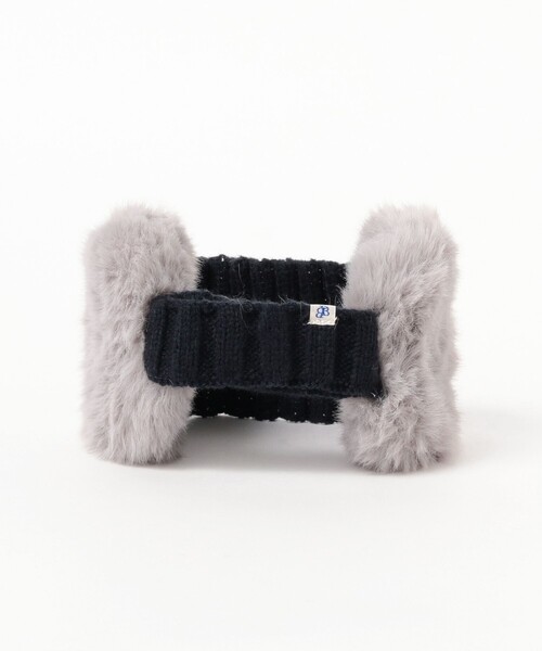 BEAMS BOY（ビームスボーイ）の「BEAMS BOY / フェイクファー イヤーマフ（イヤーマフ・レディース・オフホワイト/グレー/ブラック・ONE SIZE）」の6枚目の写真