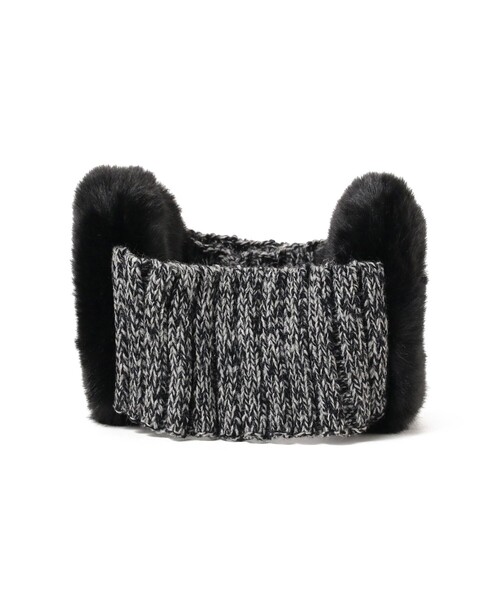 BEAMS BOY（ビームスボーイ）の「BEAMS BOY / フェイクファー イヤーマフ（イヤーマフ・レディース・オフホワイト/グレー/ブラック・ONE SIZE）」の8枚目の写真