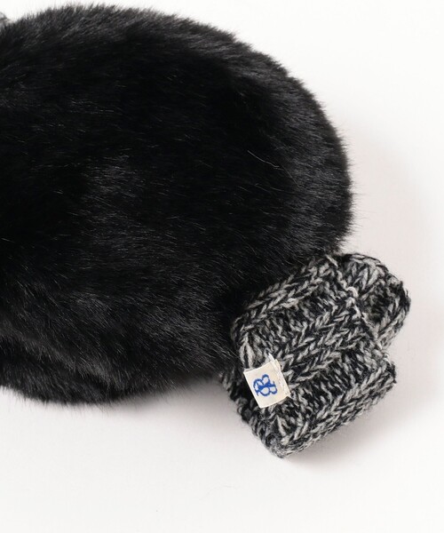 BEAMS BOY（ビームスボーイ）の「BEAMS BOY / フェイクファー イヤーマフ（イヤーマフ・レディース・オフホワイト/グレー/ブラック・ONE SIZE）」の10枚目の写真