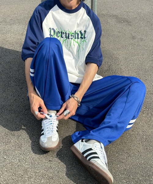 Perushu(ペルーシュ)の「ユーズドライクラグランTシャツ(Tシャツ/カットソー・メンズ・イエロー系その他/ブラック/その他・LARGE/MEDIUM)」の5枚目の写真